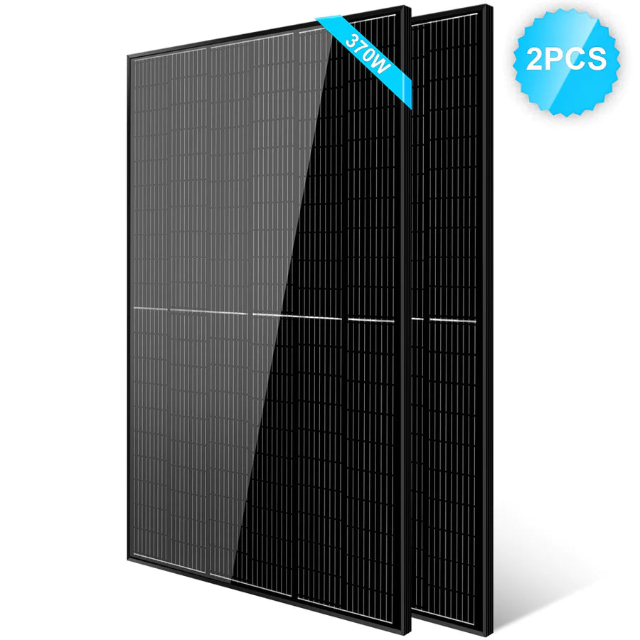 SunGoldPower 370W Mono Black Solar Panel