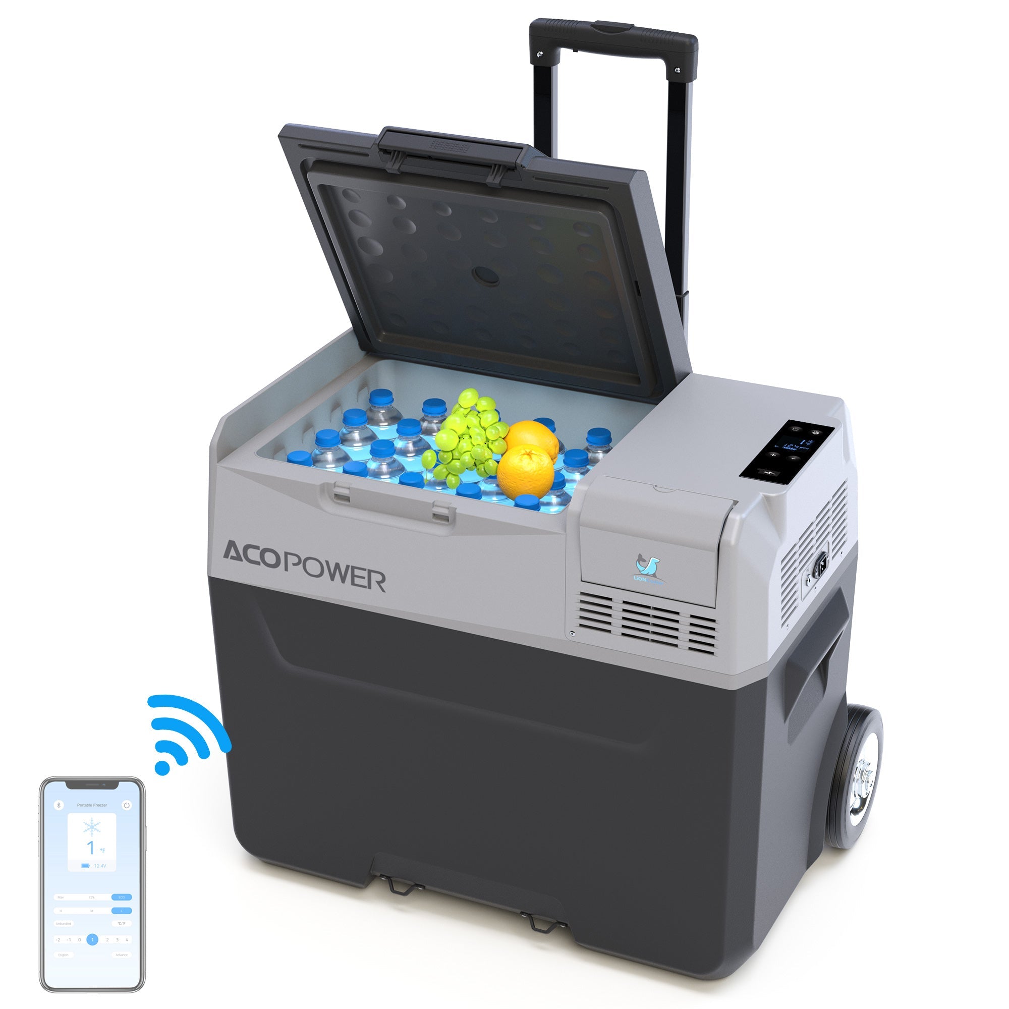 LionCooler Pro Portable Solar Fridge Freezer, 42 Quarts Without Battery