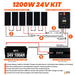 Rich Solar 1200W Solar Kit Diagram
