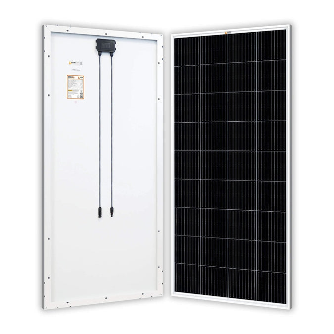 Rich Solar 2000W 48V Off Grid Cabin Kit 120 VAC Solar Panel front and back