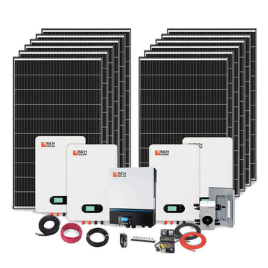 Rich Solar 4000W 48V Cabin Kit 120 VAC All Components