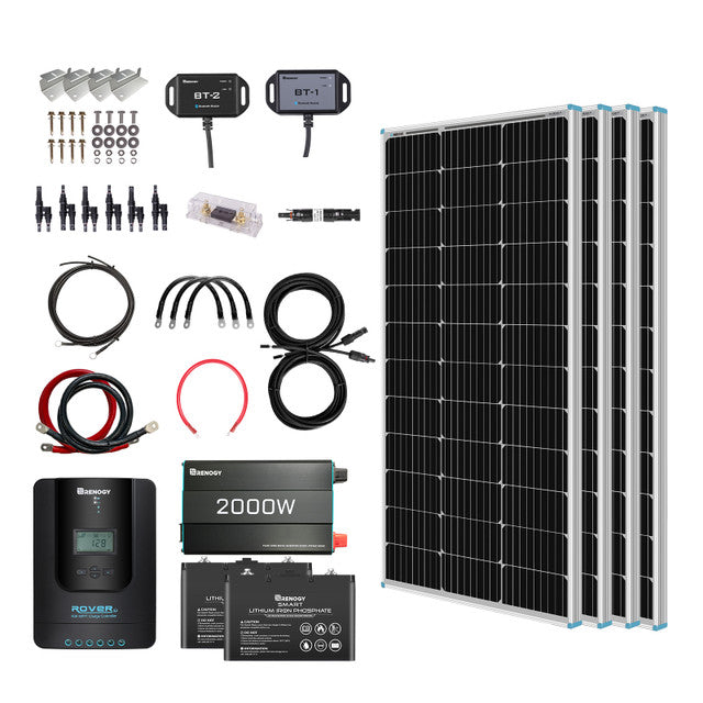 ECO-WORTHY 400W 12V (4x100W) Complete MPPT Off Grid Solar Kit — Solar  Altruism