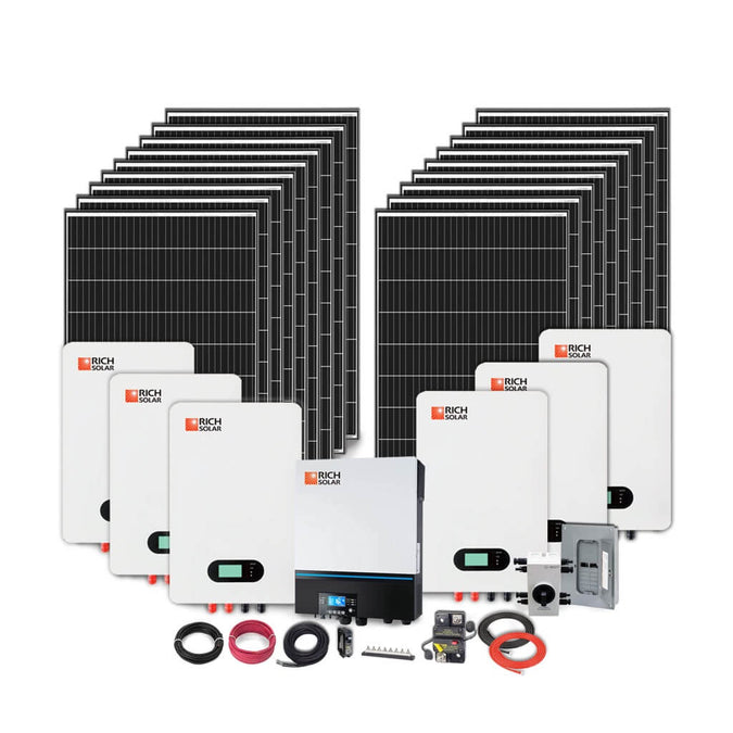 Rich Solar 6000W 48V Cabin Kit All Components