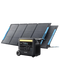 Anker SOLIX F2600 Solar Generator front with two solar panels