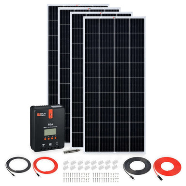 Rich Solar 800W 12V Solar Kit All Components