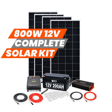 Rich Solar 800W Complete Solar Kit Description