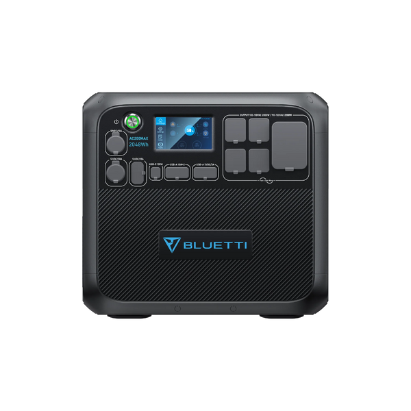  BLUETTI AC200P Portable Power Station, 2000Wh LiFePO4 Battery  Backup w/ 6 2000W AC Outlets (4800W Peak), Solar Generator for Outdoor  Camping, RV Travel, Home Use (Solar Panels Optional) : Patio, Lawn