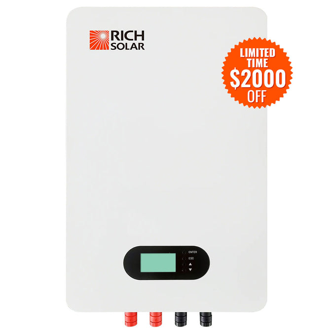Rich Soldar Alpha 5 Lithium Iron Phosphate Battery Powerwall front 2,000 off