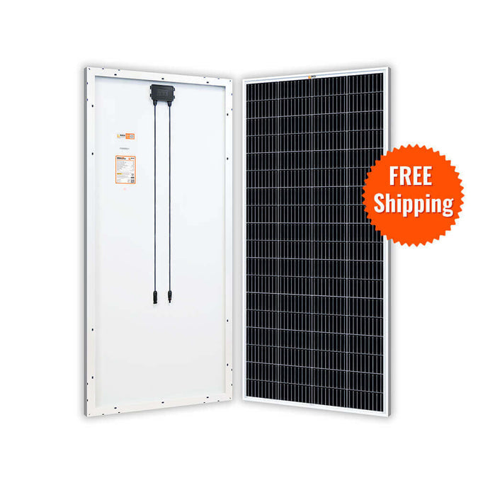 Rich Solar MEGA 200 Watt Monocrystalline Solar Panel | Best 24V Panel for  RVs and Off-Grid | 25-Year Output Warranty | UL Certified