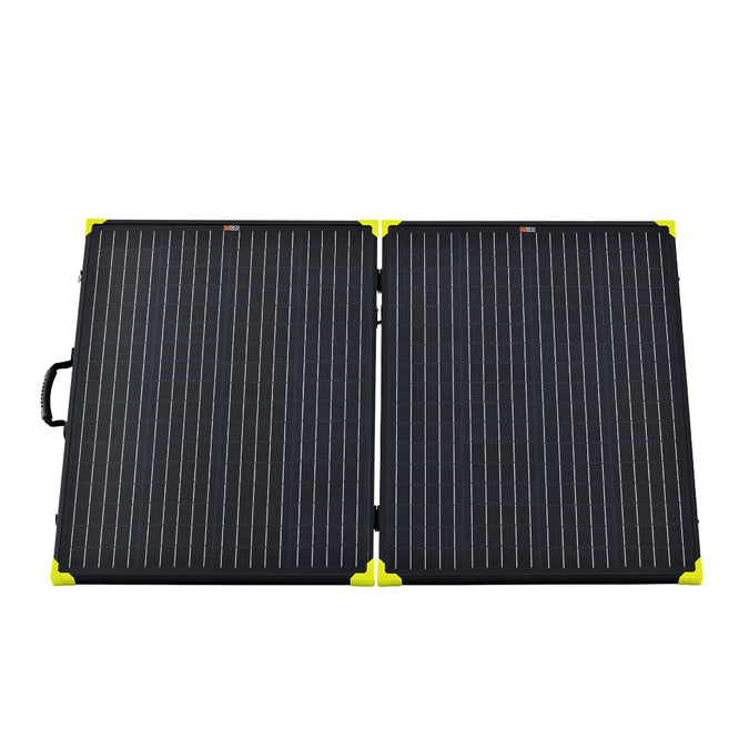 Rich Solar 200W Portable Solar Panel Briefcase open front
