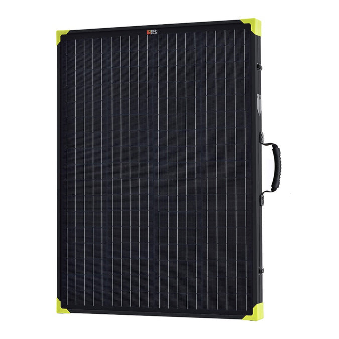 Rich Solar 200W Portable Solar Panel Briefcase folded up
