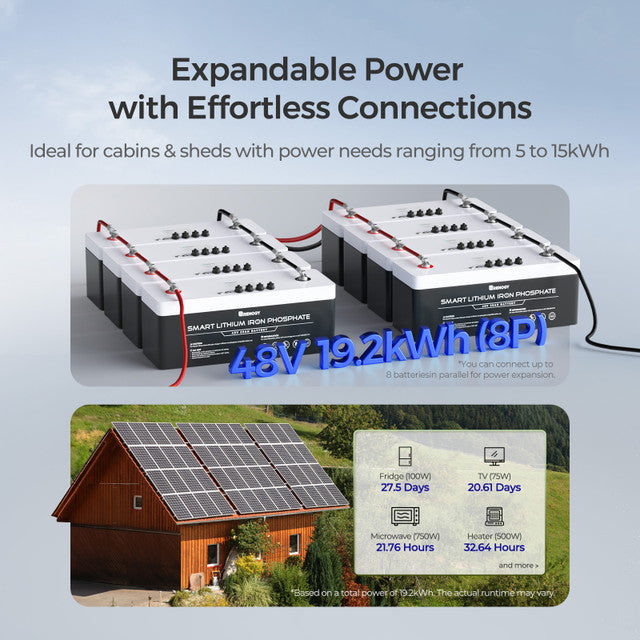 Renogy 48V 50Ah Smart Lithium Iron Phosphate Battery — Solar Altruism