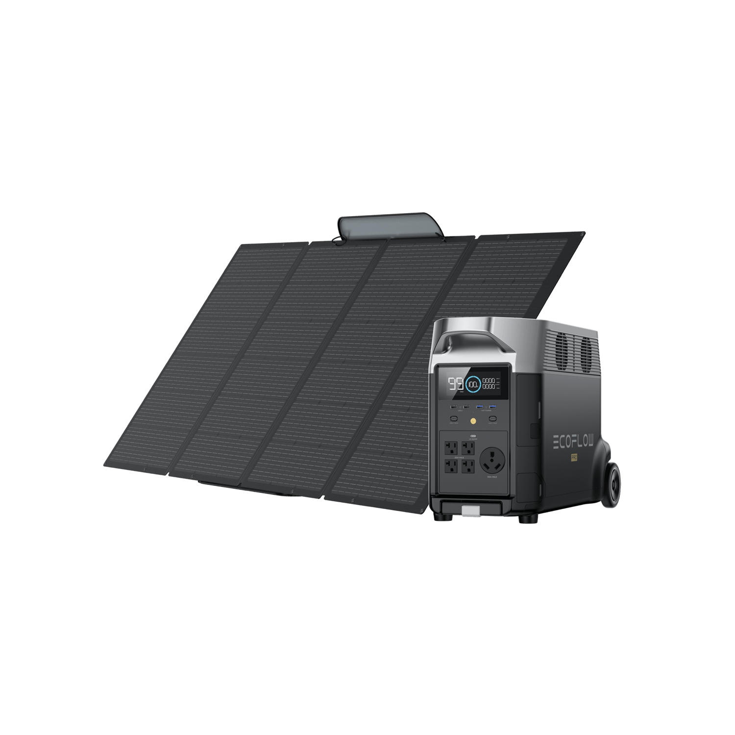EcoFlow Delta Pro Portable Power Station With Solar Panel