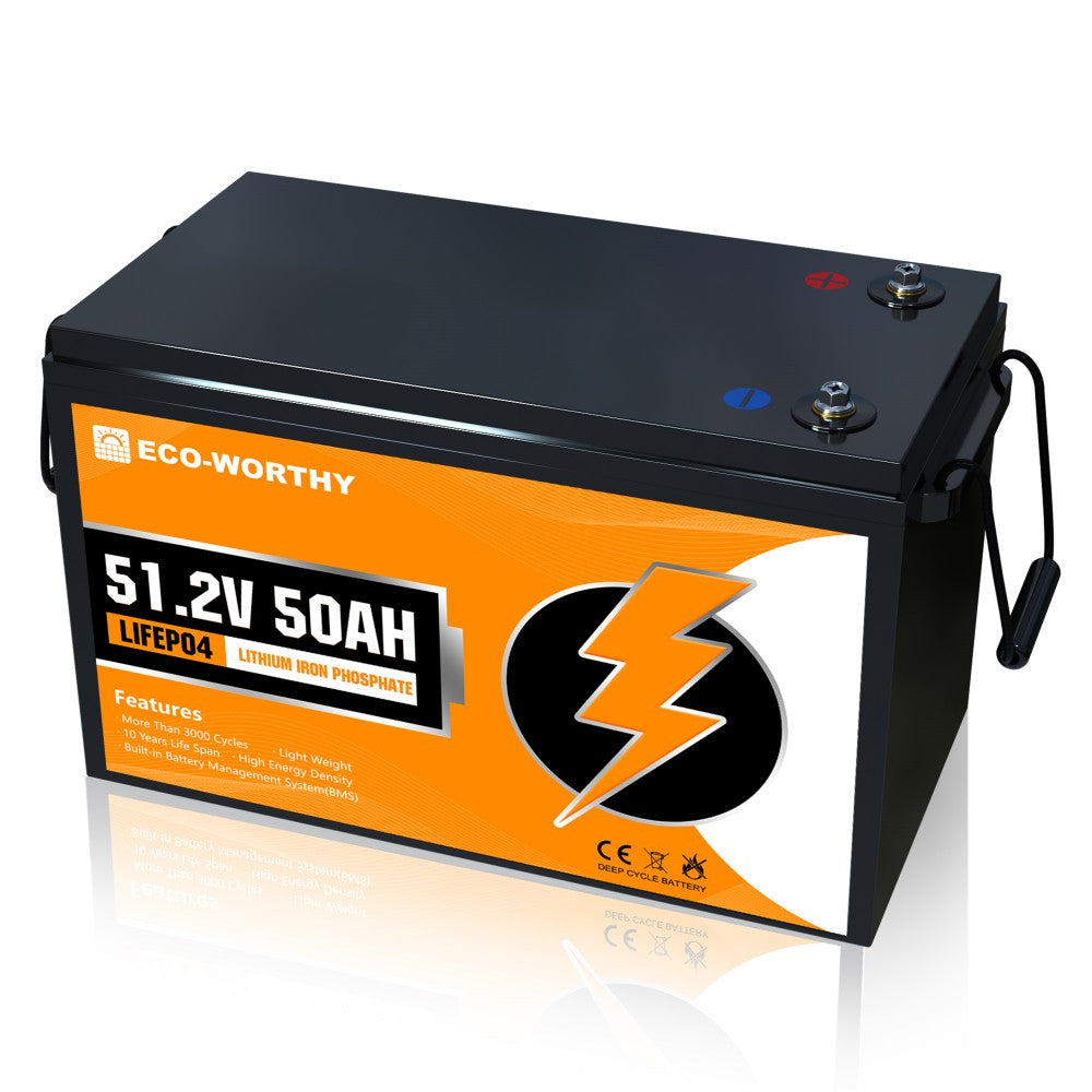 ECO-WORTHY LiFePO4 48V 50Ah Lithium Iron Phosphate Battery — Solar Altruism
