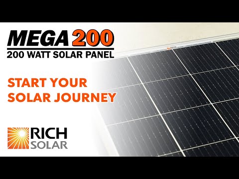 Rich Solar 200W Solar Panel video